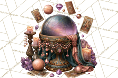 Witch Psychic Gothic Supernatural Clipart PNG Product Image 4