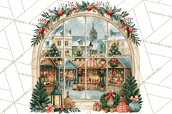 Christmas Through The Window PNG Clipart Product Image 4