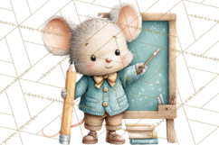 Mischievous Mouse Occupation Clipart PNG Product Image 3