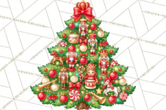 Multi Themed Christmas Trees Clipart PNG Product Image 4