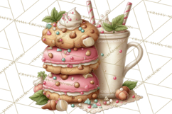 Milk Cookies Candy Chocolate Dessert Clipart PNG Product Image 3