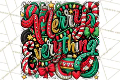 Whimsical Christmas Shirt Graphic PNG Holiday Doodle Quote Product Image 3