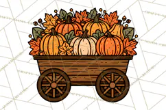 Cozy Fall Clipart PNG Autumn Harvest Illustrations Product Image 3