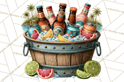 Lake Life Booze Clipart PNG Product Image 3