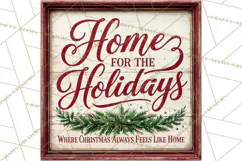 Farmhouse Christmas Signs PNG Product Image 3
