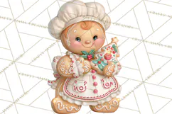 Gingerbread People Clipart, Gingerbread People Product Image 3
