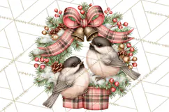 Buffalo Plaid Christmas PNG Clipart Product Image 3