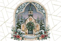 Christmas Through The Window PNG Clipart Product Image 4
