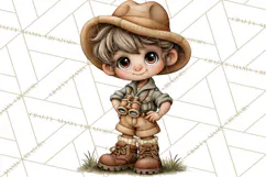 Safari Clipart African Animals Watercolor PNG Product Image 4