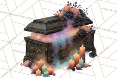 Witch Psychic Gothic Supernatural Clipart PNG Product Image 4