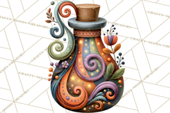 Halloween Floral Clipart PNG Spooky Flowers Images Product Image 4