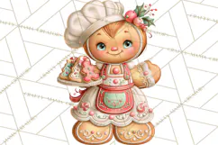 Gingerbread People Clipart, Gingerbread People Product Image 4