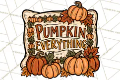 Cozy Fall Clipart PNG Autumn Harvest Illustrations Product Image 4