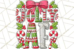 Whimsical Christmas Shirt Graphic PNG Holiday Doodle Quote Product Image 4