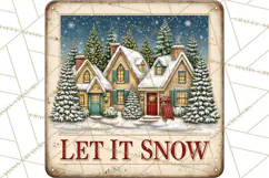 Vintage Mid Century Christmas Signs | Holiday Quotes Product Image 5