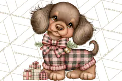 Buffalo Plaid Christmas PNG Clipart Product Image 5