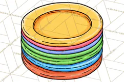 Birthday Party Clipart PNG Graphics, Birthday PNG Product Image 4