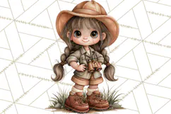 Safari Clipart African Animals Watercolor PNG Product Image 5