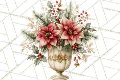 Christmas Mahjong Clipart, Holiday Mahjong Tiles PNG Product Image 5