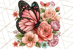 Inspirational Butterfly Sign Clipart PNG Product Image 5