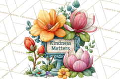 Heartfelt Inspirational Floral PNG Clipart Product Image 5