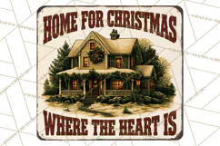 Vintage Christmas Metal Sign Clipart, Funny, Inspirational Product Image 5