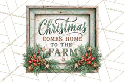 Farmhouse Christmas Signs PNG Product Image 5