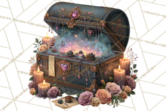 Witch Psychic Gothic Supernatural Clipart PNG Product Image 5