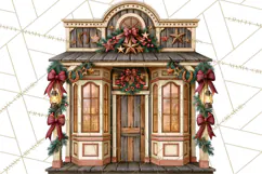 Western Christmas Clipart PNG, Cowboy Christmas, Rustic Product Image 5
