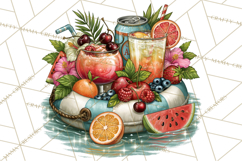 Lake Life Booze Clipart PNG Product Image 2