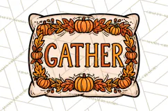Cozy Fall Clipart PNG Autumn Harvest Illustrations Product Image 2