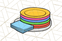 Birthday Party Clipart PNG Graphics, Birthday PNG Product Image 5