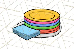 Birthday Party Clipart PNG Graphics, Birthday PNG Product Image 5