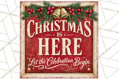 Farmhouse Christmas Signs PNG Product Image 2