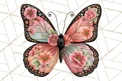 Inspirational Butterfly Sign Clipart PNG Product Image 2
