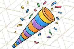 Birthday Party Clipart PNG Graphics, Birthday PNG Product Image 2