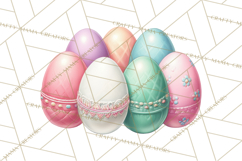 Easter Egg Hunt Clipart, Easter PNG, Sublimation Designs Product Image 2