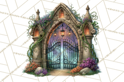 Halloween Graveyard Clipart PNG Product Image 3
