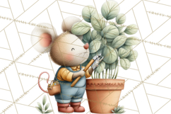 Mischievous Mouse Occupation Clipart PNG Product Image 2