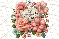 Inspirational Butterfly Sign Clipart PNG Product Image 3