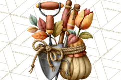 Inspirational Farmhouse Sunflower Clipart PNG Product Image 3