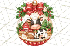 Multi Themed Christmas Ornament Clipart PNG Product Image 4
