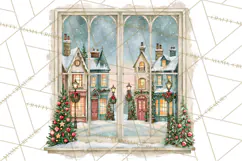 Christmas Through The Window PNG Clipart Product Image 4
