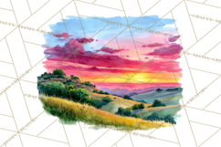 Watercolor Inspirational Landscape Backgrounds Product Image 3