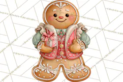 Gingerbread People Clipart, Gingerbread People Product Image 4