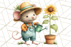 Mischievous Mouse Occupation Clipart PNG Product Image 3