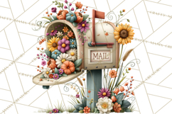 Small Town Summer Clipart PNG Scenes Product Image 4