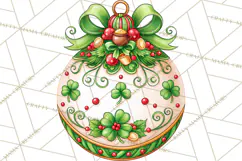 Multi Themed Christmas Ornament Clipart PNG Product Image 5