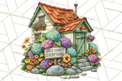 Heartfelt Inspirational Floral PNG Clipart Product Image 5