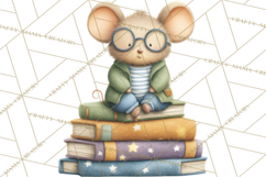 Mischievous Mouse Occupation Clipart PNG Product Image 4